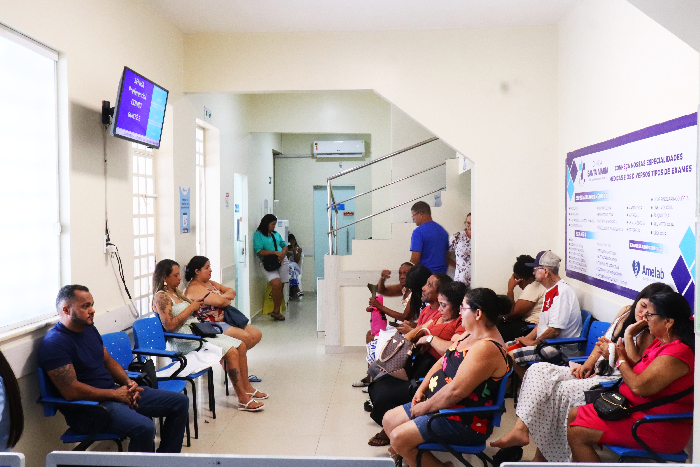 Espaço interno da Clínica Santa Maria